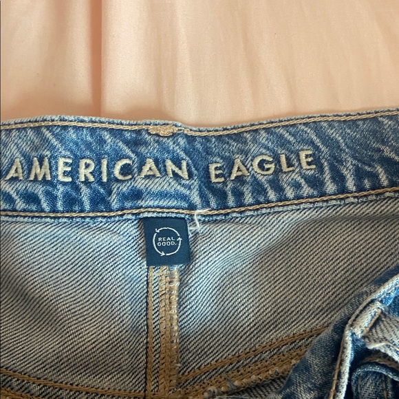 American Eagle Outfitters Blue Baggy Wide leg Jeans - Picture 2 of 3